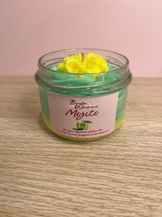 Bougie chantilly senteur Mojito