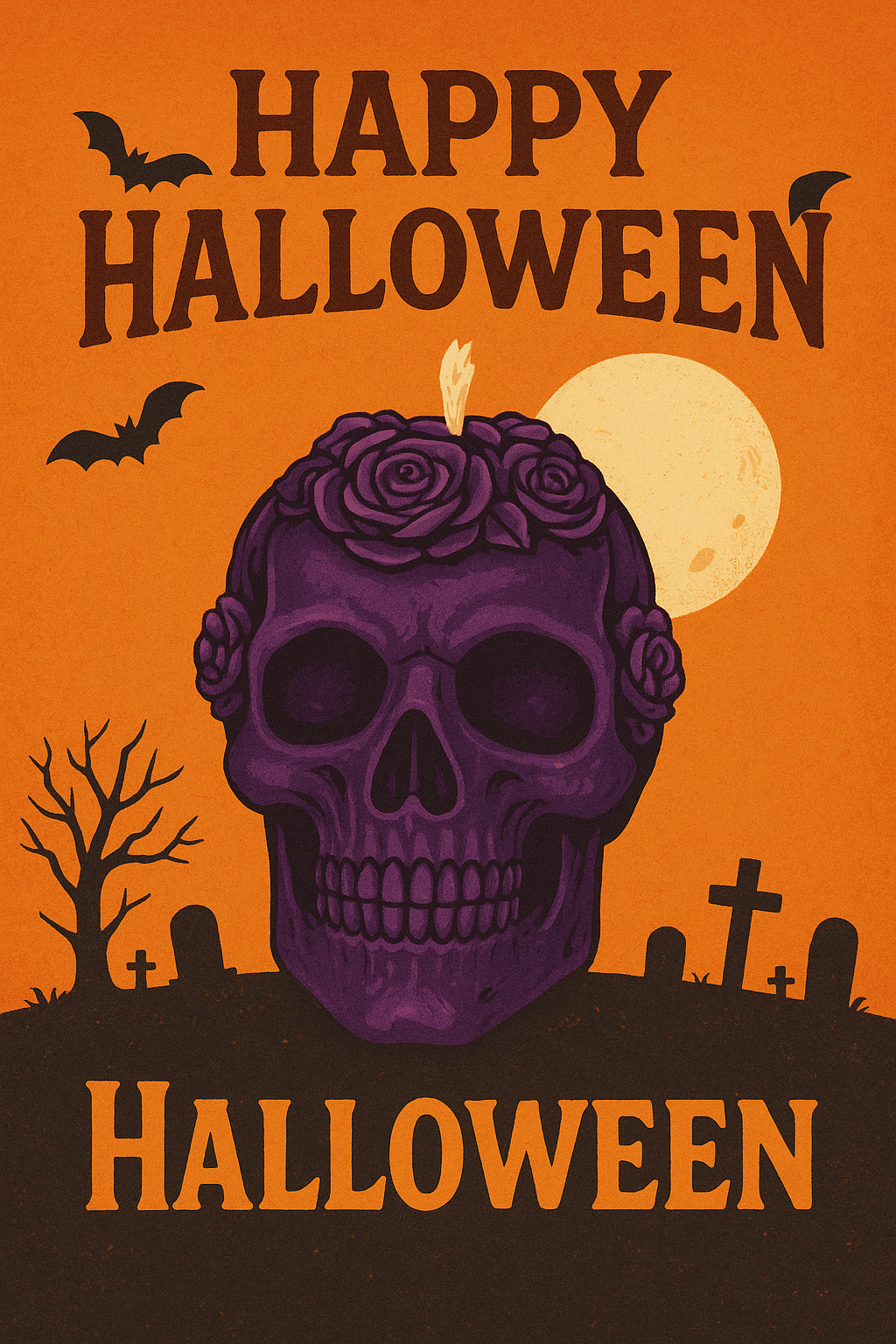 Bougie Tête de mort ☠️