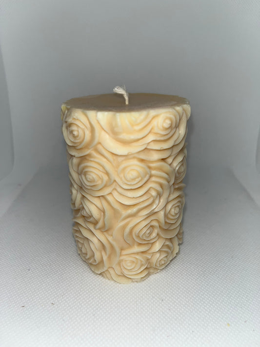 Bougie moulée senteur Lys Blanc