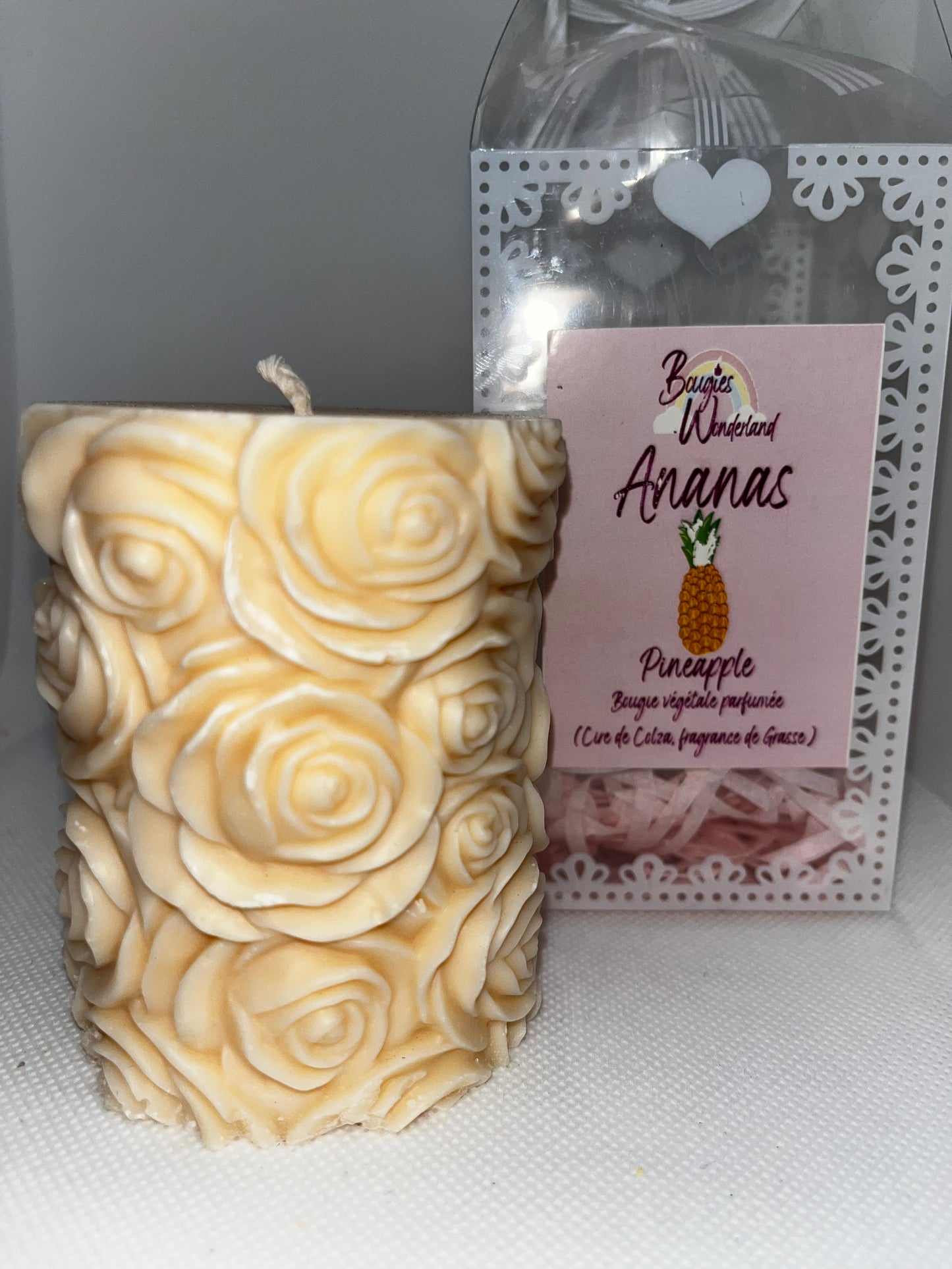 Bougie moulée senteur Ananas