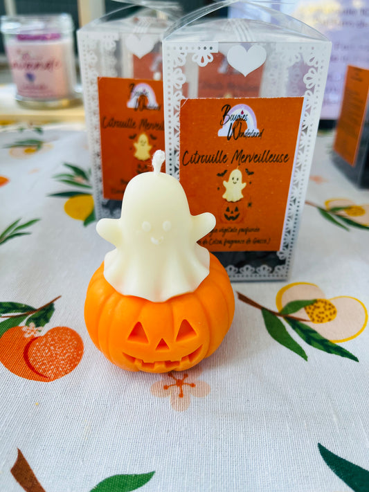 Bougie Fantôme Citrouille