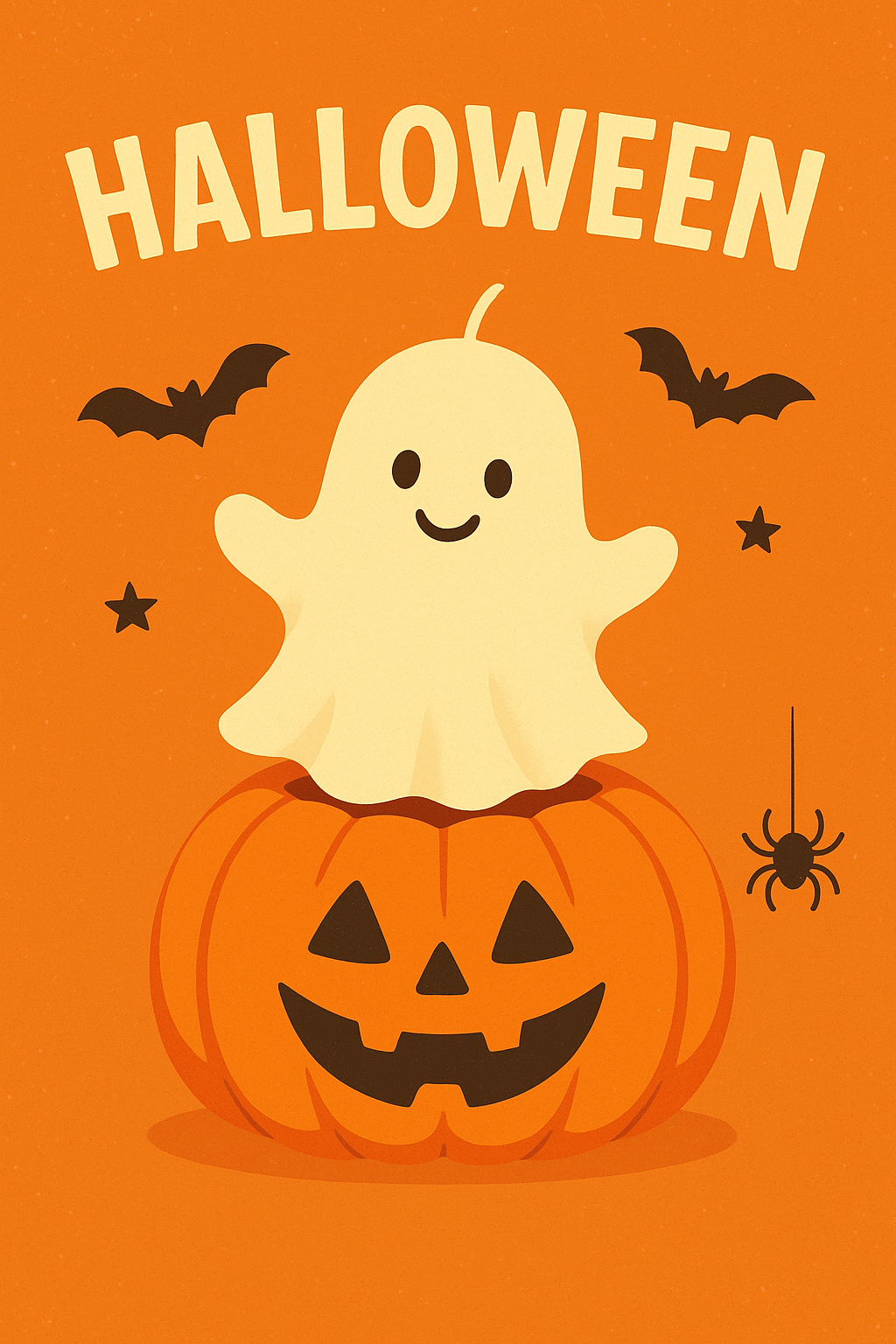 Bougie Fantôme Citrouille