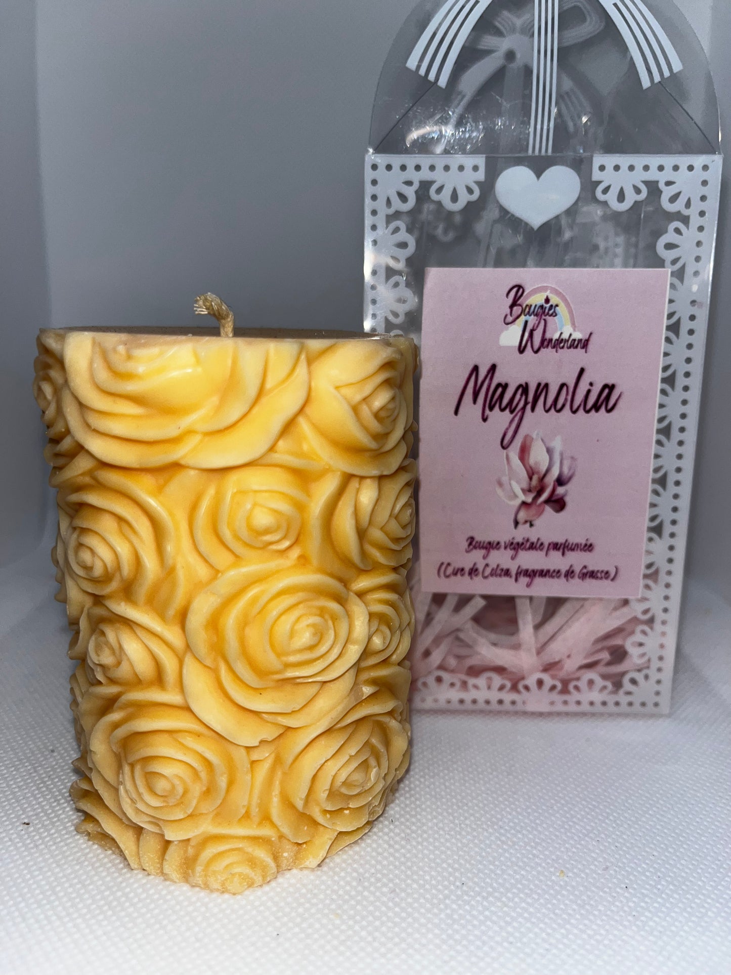 Bougie moulée senteur Magnolia